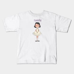 Lovely girl Kids T-Shirt